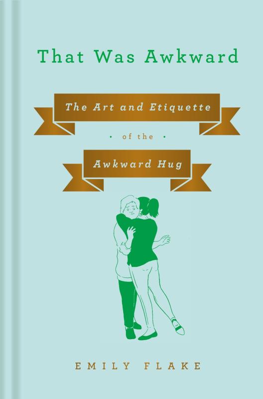 blue cover with drawing of an awkward embrace