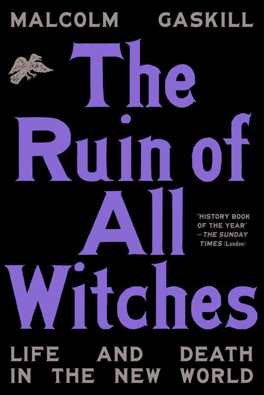 Black cover with title written in large purple font.