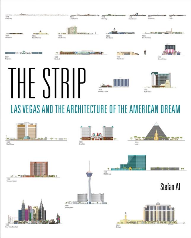 white cover with black text with collage of illustrated buildings