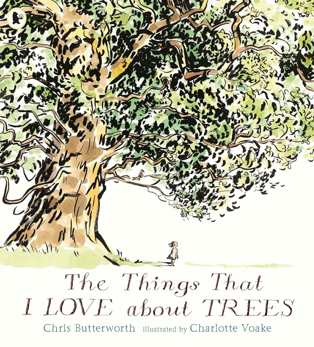 white cover with large illustrated tree and tiny human underneath