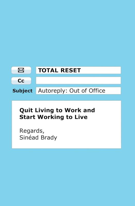 blue cover with white boxes with black text that look like email