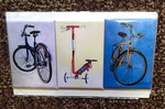 Town Bikes magnets