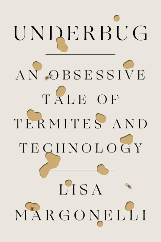 beige cover with brown termite holes with bold black text