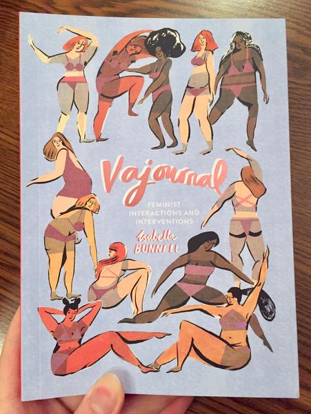 cover of Vajournal: Feminist Interactions and Interventions [An array of  women frolic in rectangular revelry.]