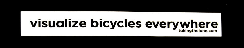 Sticker #352: Visualize Bicycles Everywhere
