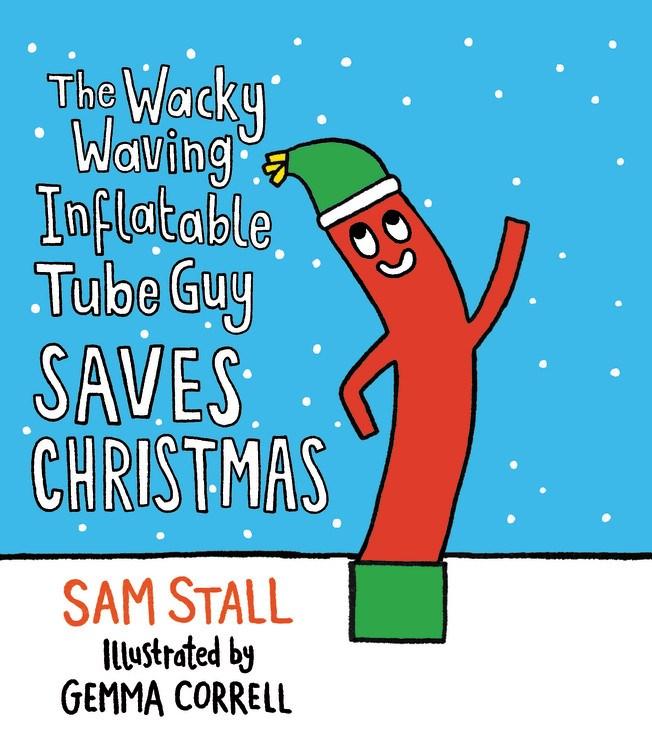 wacky tube guy dressed as santa