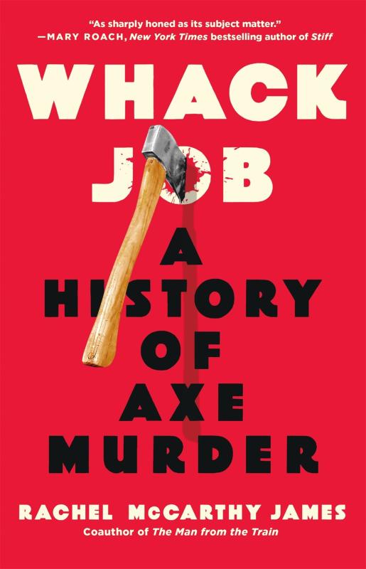 red cover with axe and white and black text