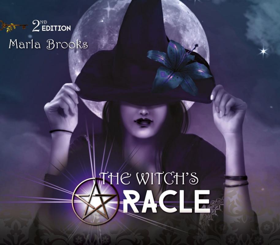 a witch wearing a pointy black hat.