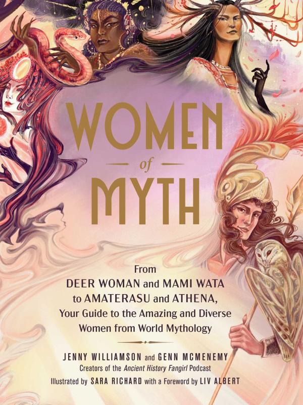 Cover shows various goddesses of world mythology. 