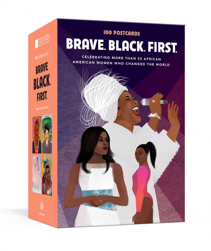three illustrated Black women on the cover of the box, including Michelle Obama and Simone Biles