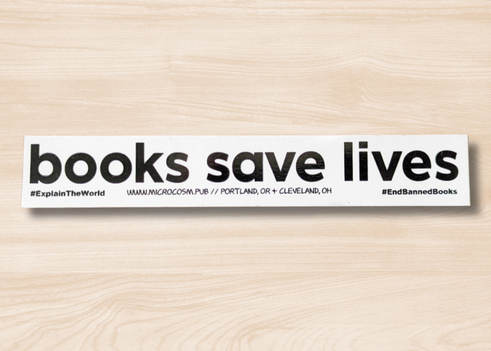 Sticker #520: Books Save Lives