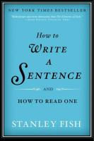 How to Write a Sentence