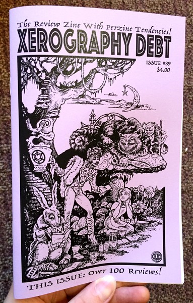 xerography debt #39 cover full of monsters