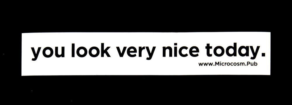Sticker #327: You Look Very Nice Today