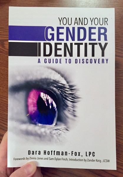 You and Your Gender Identity: A Guide to Discovery by Dara Hoffman-Fox [A purple/pink eye]