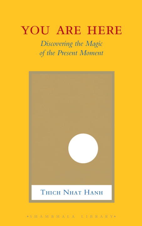a yellow border around the outside of the cover, with a beige rectangle with a white rectangle at the bottom and a white circle in the middle right of the rectangle