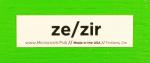 Sticker #473: ze/zir